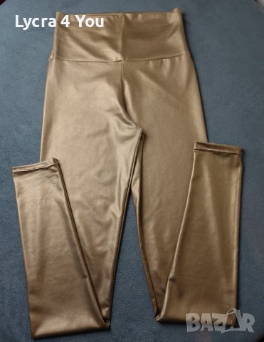 S златист дълъг клин с мек колан на талията, снимка 5 - Клинове - 41741037