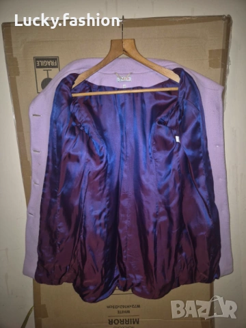 Марково дамско палто естествена вълна, снимка 2 - Палта, манта - 53621653