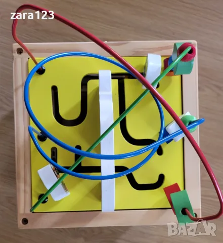 Образователен дървен куб, снимка 5 - Образователни игри - 49782861