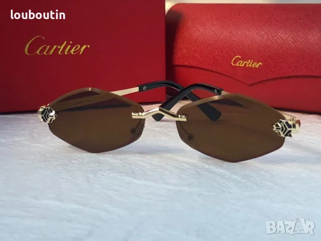 Cartier 2024 дамски слънчеви очила ромб 3 цвята, снимка 10 - Слънчеви и диоптрични очила - 47762983