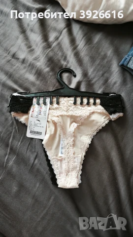 Женски дантелени прашки Censored string v-shape  3 бр., снимка 2 - Бельо - 50823359