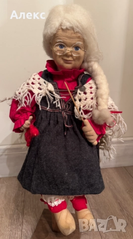 Винтидж, ръчно изработена кукла– Норвегия, 1960г! 