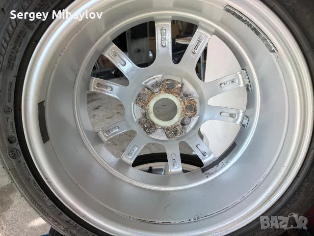 5х114.3 17" с нови гуми 245 40 18 Bridgestone potenza S001 run flat, снимка 3 - Гуми и джанти - 55984496