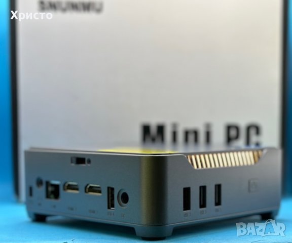 НОВО!!! Малък настолен компютър SNUNMU Windows 11 Mini PC, 12 GB RAM+256 GB, снимка 4 - Работни компютри - 41930115