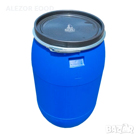 Бидон 85 литра, капак с обръч, R40, снимка 2 - Друго търговско оборудване - 50810941