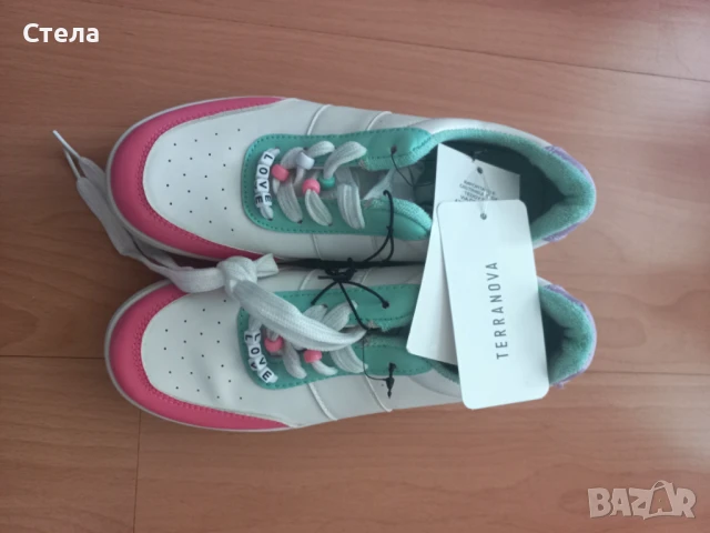 TERRANOVA дамски/детски маратонки, бели, нови с етикет, снимка 3 - Детски маратонки - 47215791