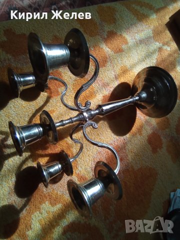 Свещник стар 25857, снимка 12 - Антикварни и старинни предмети - 34369564