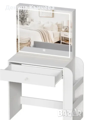 Модерна бяла тоалетка за грим разнообразие, снимка 3 - Тоалетки - 51197218