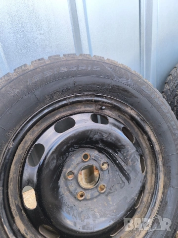 Зимни Гуми със джанти 15ки 5х 100, снимка 4 - Гуми и джанти - 53404465