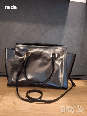 Чанта, естествена кожа, снимка 5 - Чанти - 49658316