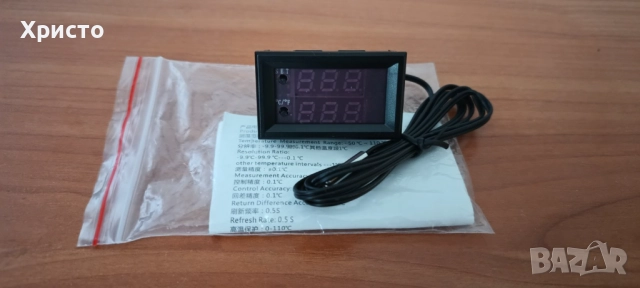 W1209WK Терморегулатор DC12V -50-110°C , снимка 5 - Друга електроника - 51159780