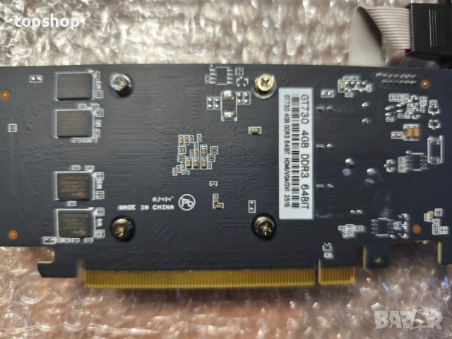 Нова, тествана GT730 4GB DDR3 видеокарта 64/128 бита, HDMI, DVI, VGA, PCIe 2.0 X8..., снимка 4 - Видеокарти - 51598030