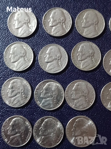 Монети 5 Цента САЩ , снимка 2 - Нумизматика и бонистика - 53649252