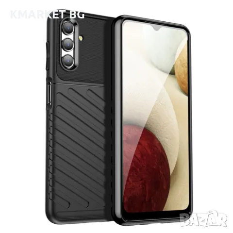 Samsung Galaxy M13 5G Удароустойчив Twill Texture Калъф и Протектор, снимка 2 - Калъфи, кейсове - 48516017