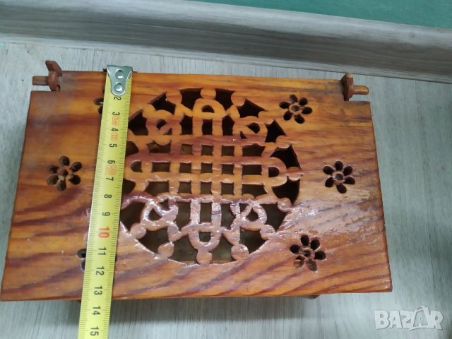 ретро дървена кутия, снимка 2 - Антикварни и старинни предмети - 40218669