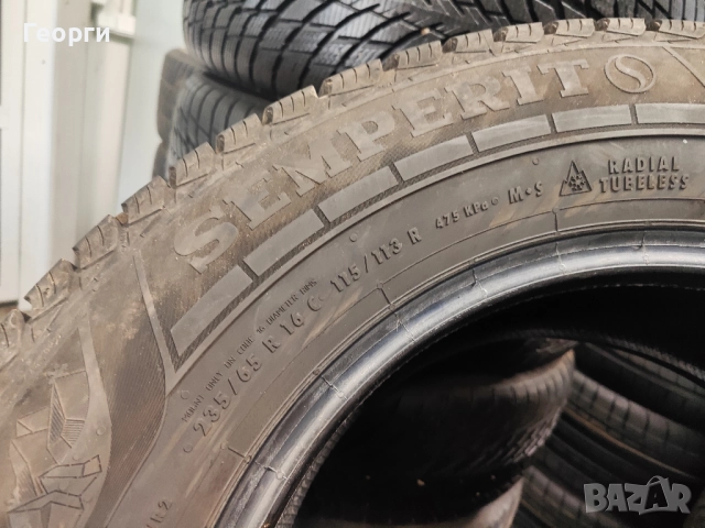 2бр.зимни гуми 235/65/16C Semperit, снимка 5 - Гуми и джанти - 52789097
