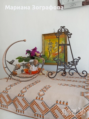 Битови предмети 20 бр., Пожарникар. брадва, Метални стойки - вино, икона, Бакърени съдове, Свещници, снимка 18 - Други ценни предмети - 50165842