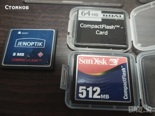 Compact Flash.SanDisk,Kodak и др. , снимка 2 - USB Flash памети - 21765152