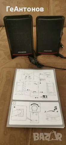 Тонколони и субуфер 2.1 - MicroLab M200 , снимка 4 - Тонколони - 52892346
