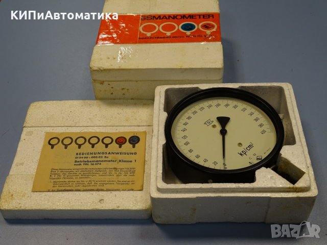 мaнометър TGL 16374 ф160 0-400kp/cm2 G1/2