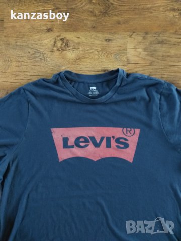 Levi's Big & Tall Batwing Logo - страхотна мъжка тениска 3ХЛ, снимка 3 - Якета - 41313640