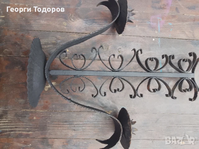 метален свещник 