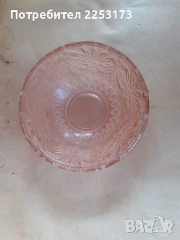 Червена соц.купа стъкло.Купи иенско стъкло, снимка 3 - Съдове за готвене - 41679848