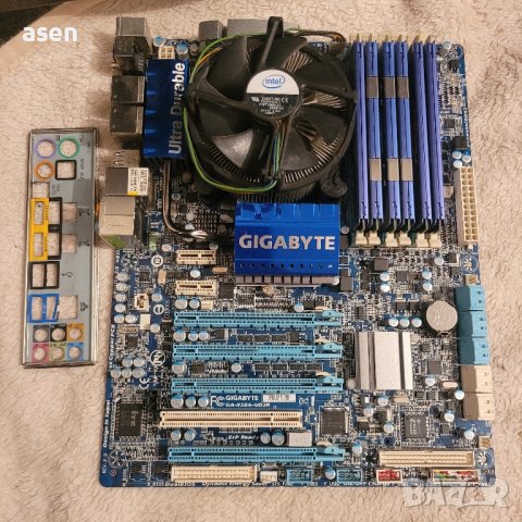 Дънна платка  Дънна платка Gigabyte X58A-UD3R, X58, LGA1366, DDR3, снимка 4 - Дънни платки - 39332392