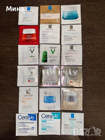 Фон дьо тени и козметика Vichy, La Roche Posay