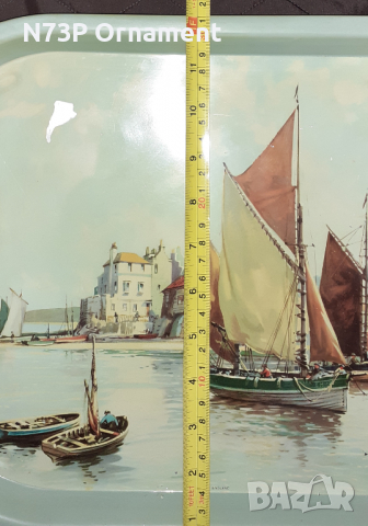 СТАРА МЕТАЛНА ТАБЛА. ПОДНОС. КАРТИНА. ТАБЕЛА., снимка 6 - Колекции - 36176561