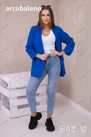 Елегантно дамско сако с ревери, 15цвята , снимка 9 - Сака - 48813882