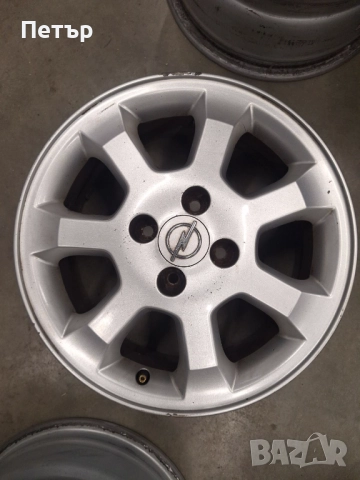 ОРИГИНАЛНИ ЖЕЛЯЗНИ ДЖАНТИ-ОПЕЛ -4Х100Х56.6-15 ЦОЛА, снимка 4 - Гуми и джанти - 52839523