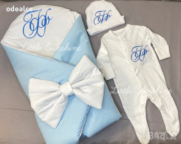 ПРОМО ЦЕНА !!! Персонализиран комплект за изписване - 3 части , снимка 2 - Комплекти за бебе - 41737522