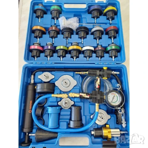 К-т за измерване налягането в радиатора и охладителната с-ма 33 части