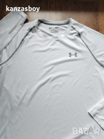 Under Armour Men's UA Long Sleeve - страхотна мъжка блуза S/M КАТО НОВА, снимка 4 - Блузи - 53418387