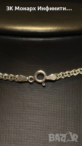 Сребърна верижка , снимка 4 - Колиета, медальони, синджири - 52069938