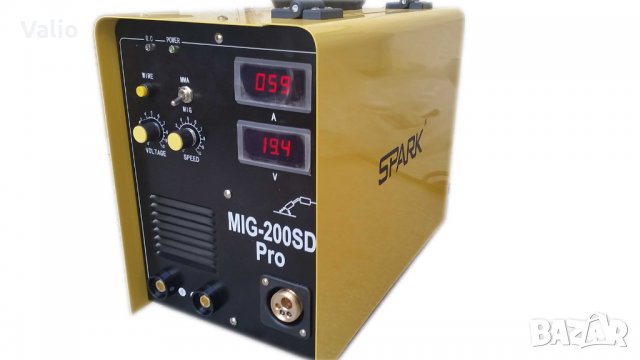 Инверторно Со2 2в1 с реални 200А MIG-MMA 200SD PRO, снимка 10 - Други инструменти - 38974898