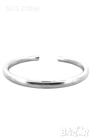 Класическа голяма твърда гривна, снимка 5 - Гривни - 52904489