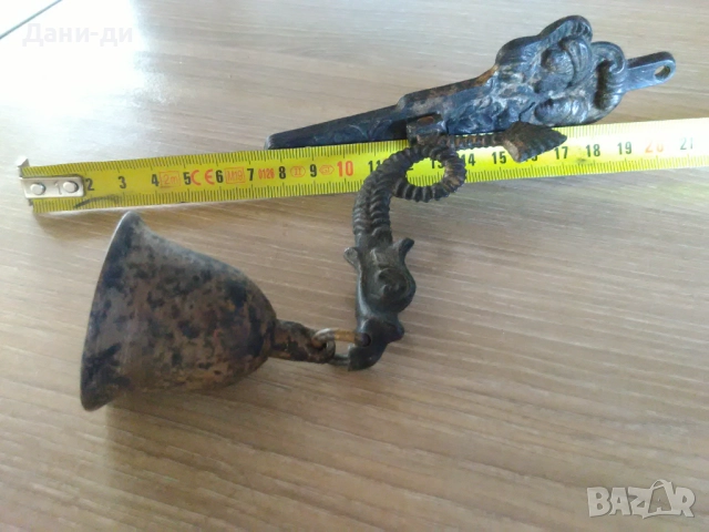 Камбана, звънец, хлопка месинг (бронз) от колекция , снимка 5 - Антикварни и старинни предмети - 42938573