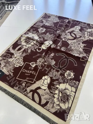 Hermes ⚜️ Louis Vuitton ⚜️ Burberry ⚜️Дамски Кашмирени Шалове , снимка 8 - Шалове - 56046118