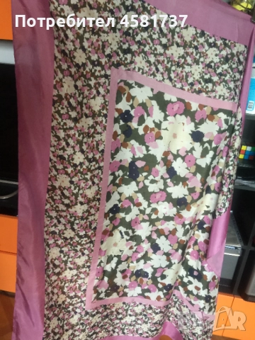 Копринен шал Marc O'Polo, снимка 6 - Шалове - 51742598