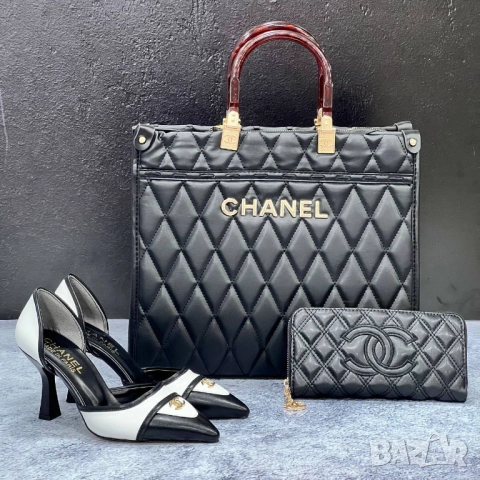 сандали на ток chanel gucci, снимка 3 - Сандали - 51450451