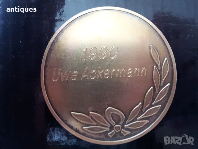 Почетни спортни бронзови медали на Uwe Ackermann 1988 и 1990 год., снимка 8 - Антикварни и старинни предмети - 55838848