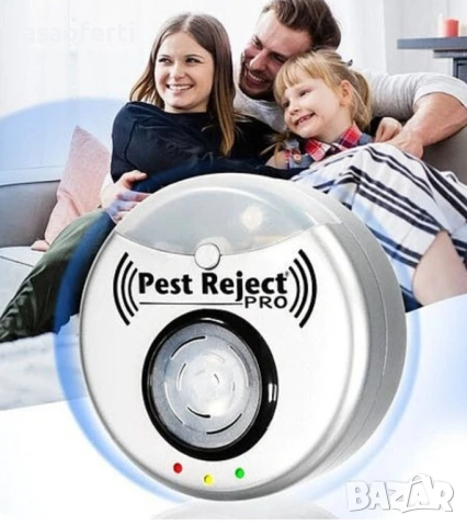 🛡️ Pest Reject PRO (Нов Модел) – Електромагнитен и Ултразвуков Уред Против Вредители (до 300 м²), снимка 3 - Други стоки за дома - 52560839