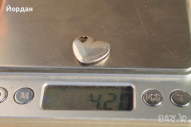 Сребърно сърце ''Tiffany & CO'', снимка 5 - Колиета, медальони, синджири - 47764755