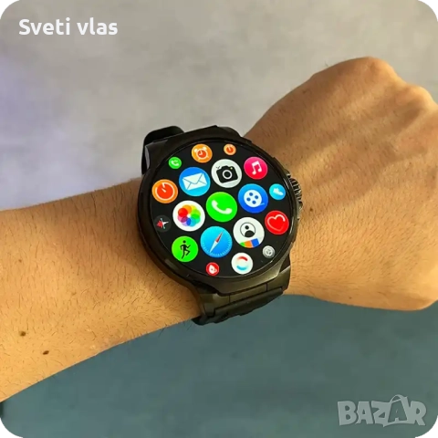БАРТЕР нов 5G 128GB СМАРТ ЧАСОВНИК 32 GB памет и 4 GB RAM Камера, снимка 2 - Други - 52399611