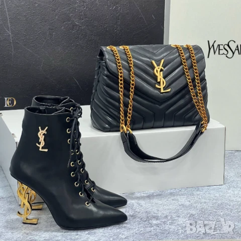 дамски боти ysl saint laurent, снимка 15 - Дамски боти - 50776511