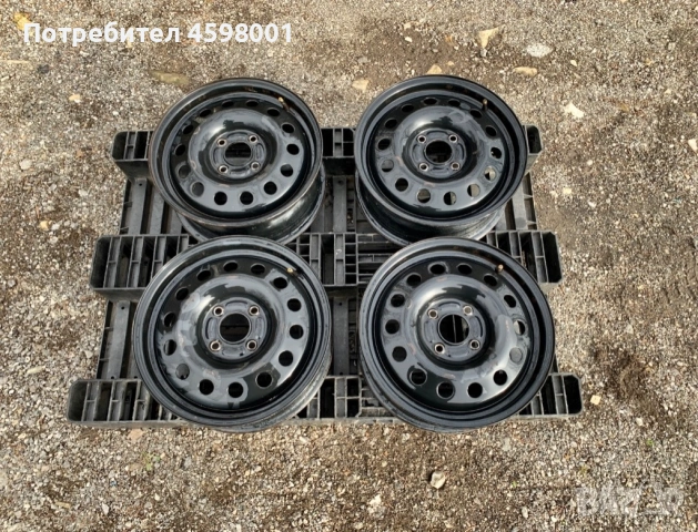 4бр.Оригинални джанти 15цола 4x108 ET52.5 за Ford Fiesta,Focus,Fusion,Ka