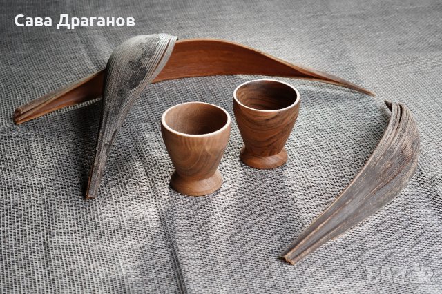 Струговани чашки, снимка 2 - Чаши - 41709045