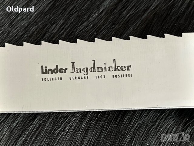 Класически немски (баварски) ловен нож с трион (Niker)., снимка 7 - Ножове - 40251880